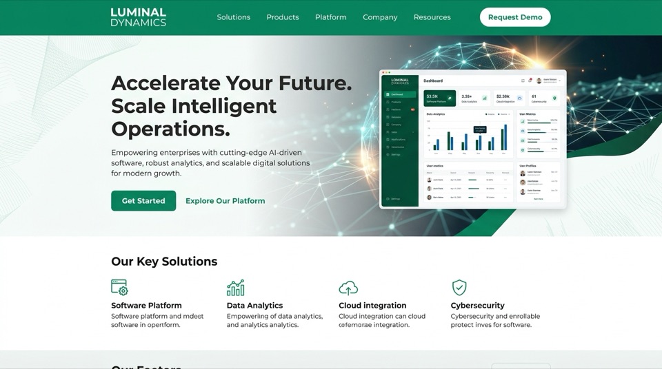 Preview Web Profile - Portal Korporasi & Katalog Global